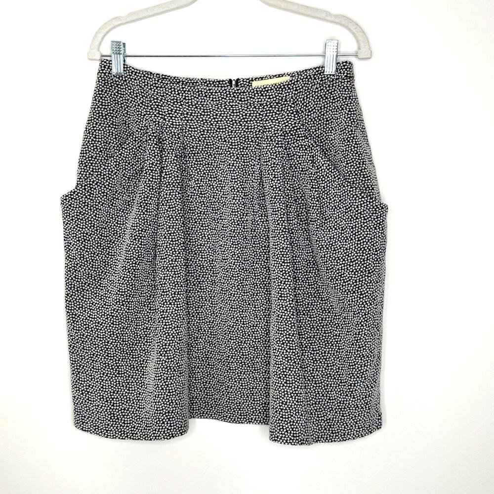 MM Lafleur textured draped front skirt‎